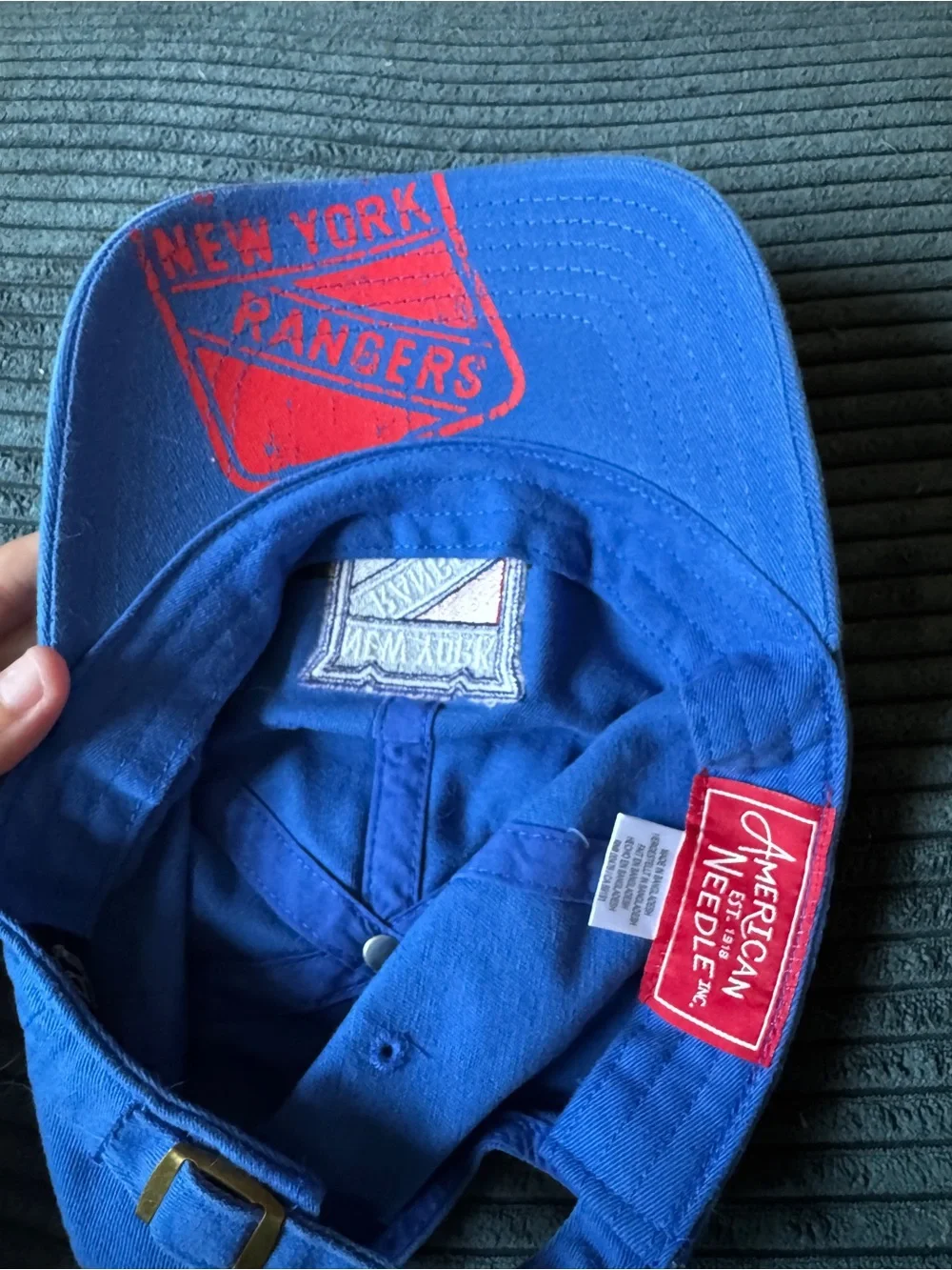 New York Rangers Baseball Cap - Picture 2 of 2